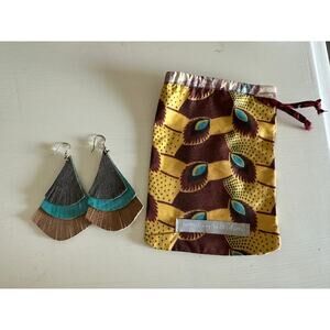 Annie’s Feathered Earrings – Noonday Collection | Jewelry Bag Included